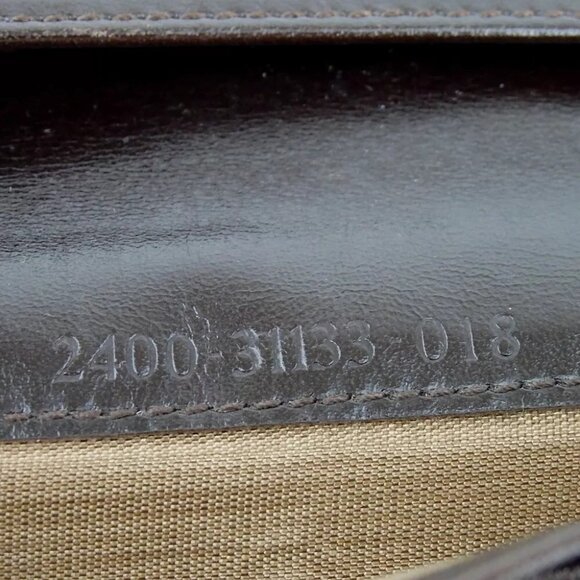 841195AM (C2) Fendi Wallet Long Zucca Dark Brown PVC - Picture 12 of 13